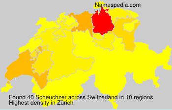 Surname Scheuchzer in Switzerland Surname Scheuchzer in Switzerland