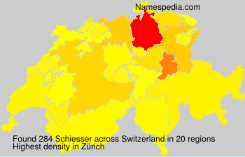 Surname Schiesser in Switzerland Surname Schiesser in Switzerland
