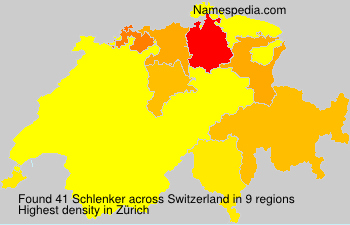 Surname Schlenker in Switzerland Surname Schlenker in Switzerland