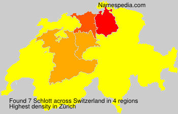 Surname Schlott in Switzerland Surname Schlott in Switzerland