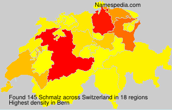 Surname Schmalz in Switzerland Surname Schmalz in Switzerland
