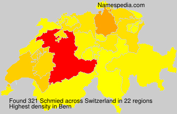 Surname Schmied in Switzerland Surname Schmied in Switzerland