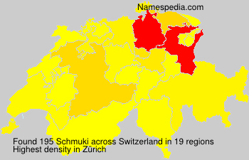 Surname Schmuki in Switzerland Surname Schmuki in Switzerland