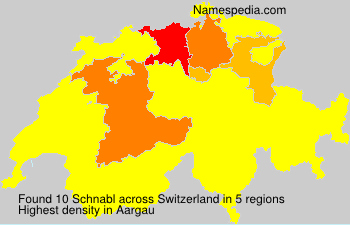 Surname Schnabl in Switzerland Surname Schnabl in Switzerland