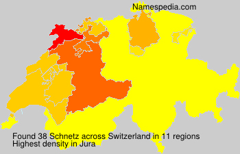 Surname Schnetz in Switzerland Surname Schnetz in Switzerland