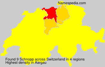 Surname Schnopp in Switzerland Surname Schnopp in Switzerland