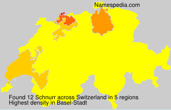 Surname Schnurr in Switzerland Surname Schnurr in Switzerland