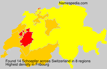 Surname Schoepfer in Switzerland Surname Schoepfer in Switzerland