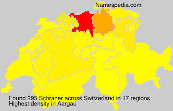 Surname Schraner in Switzerland Surname Schraner in Switzerland