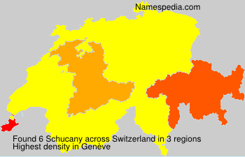 Surname Schucany in Switzerland