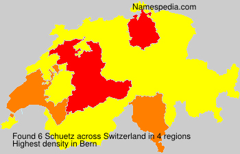 Surname Schuetz in Switzerland Surname Schuetz in Switzerland
