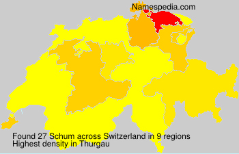 Surname Schum in Switzerland Surname Schum in Switzerland