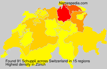 Surname Schuppli in Switzerland Surname Schuppli in Switzerland