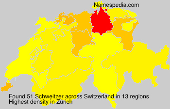 Surname Schweitzer in Switzerland Surname Schweitzer in Switzerland