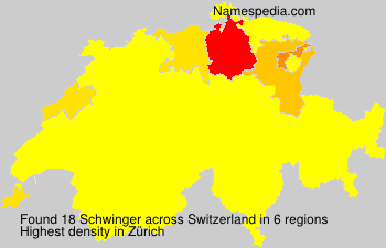 Surname Schwinger in Switzerland Surname Schwinger in Switzerland