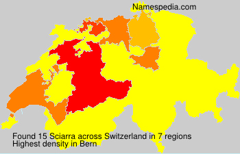 Surname Sciarra in Switzerland Surname Sciarra in Switzerland
