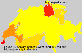 Surname Scolaro in Switzerland Surname Scolaro in Switzerland