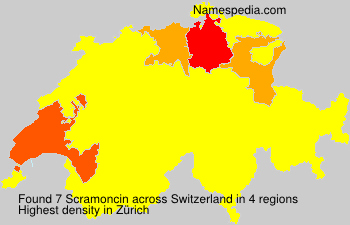 Surname Scramoncin in Switzerland Surname Scramoncin in Switzerland