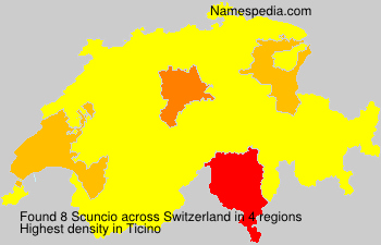 Surname Scuncio in Switzerland Surname Scuncio in Switzerland