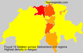 Surname Sebben in Switzerland Surname Sebben in Switzerland