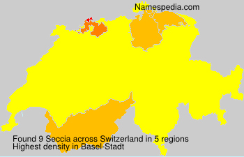 Surname Seccia in Switzerland Surname Seccia in Switzerland
