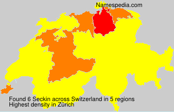 Surname Seckin in Switzerland Surname Seckin in Switzerland