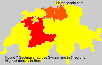 Surname Sedlmayer in Switzerland Surname Sedlmayer in Switzerland