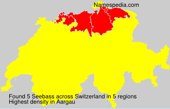 Surname Seebass in Switzerland