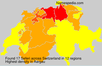 Surname Seferi in Switzerland Surname Seferi in Switzerland