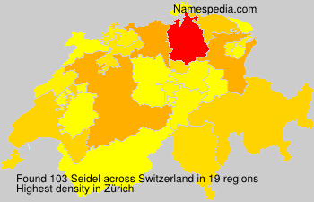 Surname Seidel in Switzerland Surname Seidel in Switzerland