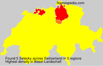 Surname Selecky in Switzerland Surname Selecky in Switzerland