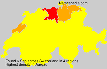 Surname Sep in Switzerland Surname Sep in Switzerland