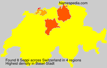 Surname Seppi in Switzerland Surname Seppi in Switzerland