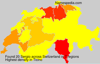 Surname Sergio in Switzerland Surname Sergio in Switzerland