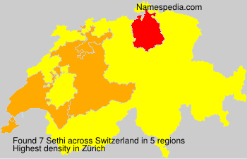 Surname Sethi in Switzerland Surname Sethi in Switzerland