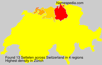Surname Settelen in Switzerland Surname Settelen in Switzerland