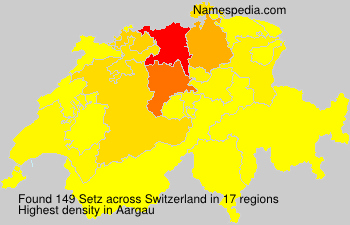 Surname Setz in Switzerland Surname Setz in Switzerland