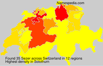 Surname Sezer in Switzerland Surname Sezer in Switzerland