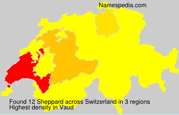 Surname Sheppard in Switzerland Surname Sheppard in Switzerland