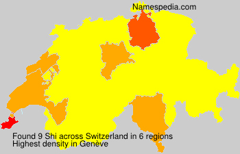 Surname Shi in Switzerland Surname Shi in Switzerland