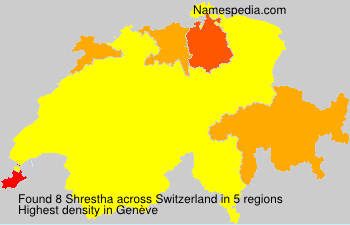 Surname Shrestha in Switzerland Surname Shrestha in Switzerland