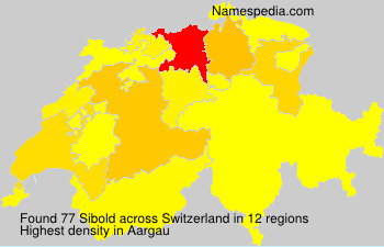Surname Sibold in Switzerland Surname Sibold in Switzerland