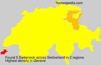 Surname Siebeneck in Switzerland Surname Siebeneck in Switzerland