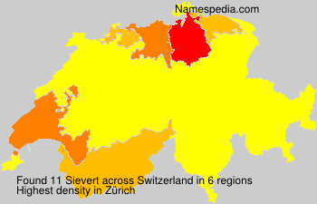 Surname Sievert in Switzerland