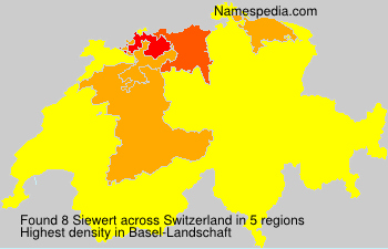 Surname Siewert in Switzerland Surname Siewert in Switzerland