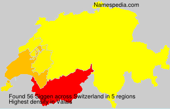 Surname Siggen in Switzerland Surname Siggen in Switzerland