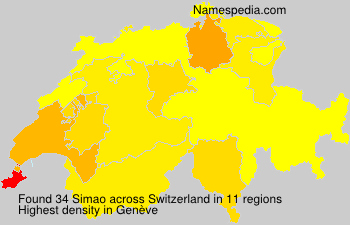 Surname Simao in Switzerland Surname Simao in Switzerland