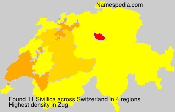Surname Sivillica in Switzerland