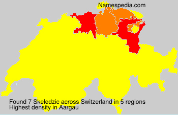 Surname Skeledzic in Switzerland Surname Skeledzic in Switzerland