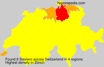 Surname Slaviero in Switzerland Surname Slaviero in Switzerland